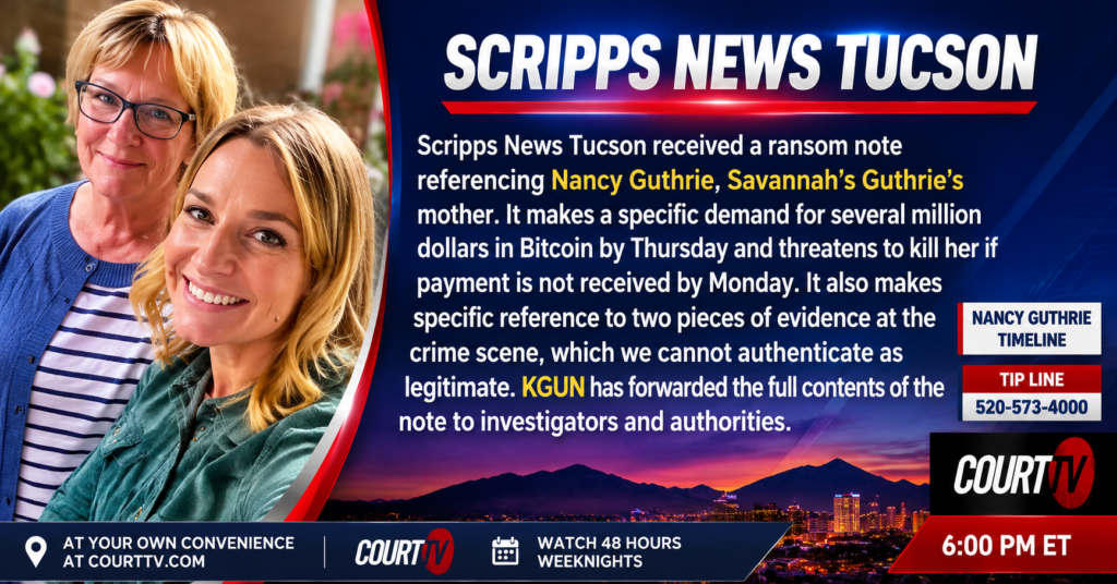 New Ransom Note Nancy Guthrie