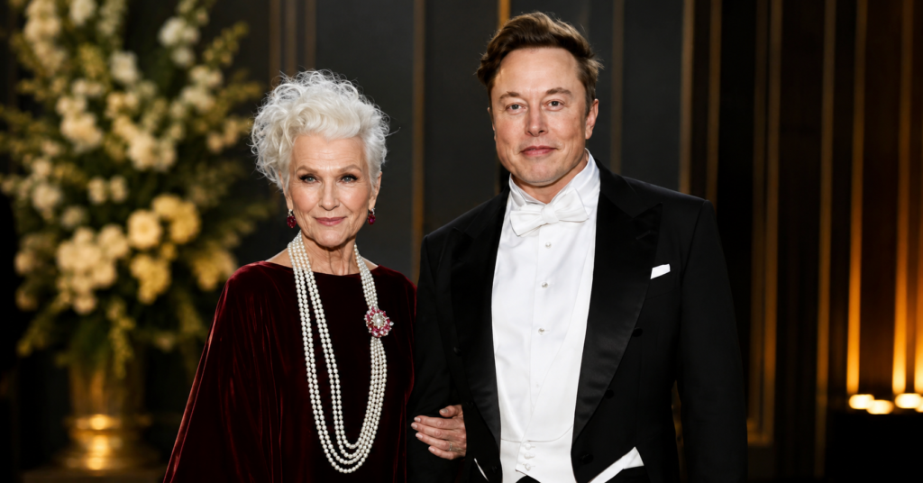 Elon Musk and Glenn Close